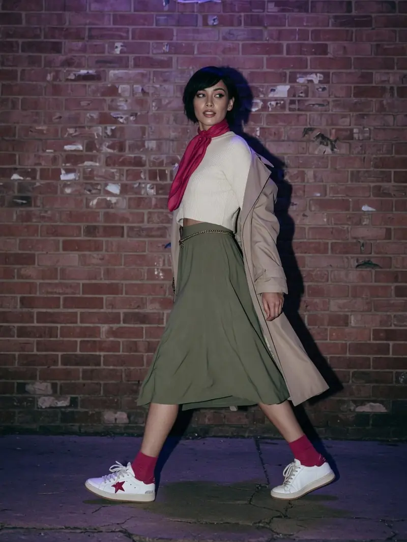 Comment porter des sneakers femme selon sa silhouette, pas la saison : look 11