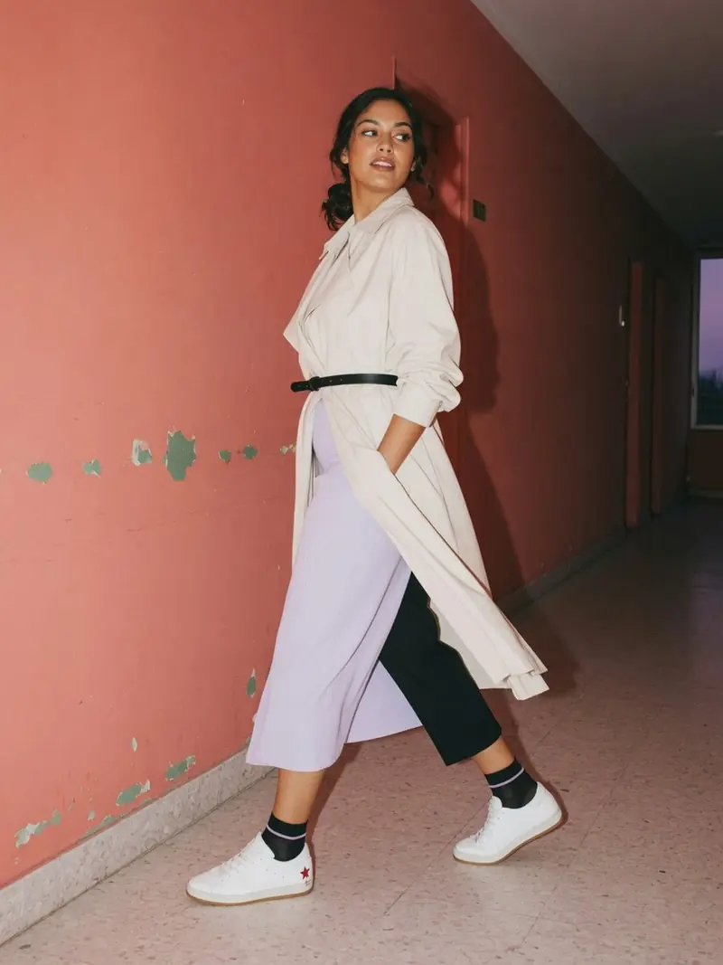 Comment porter des sneakers femme selon sa silhouette, pas la saison : look 17
