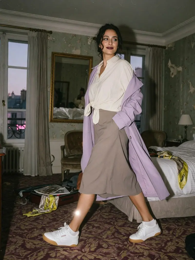 Comment porter des sneakers femme selon sa silhouette, pas la saison : look 2