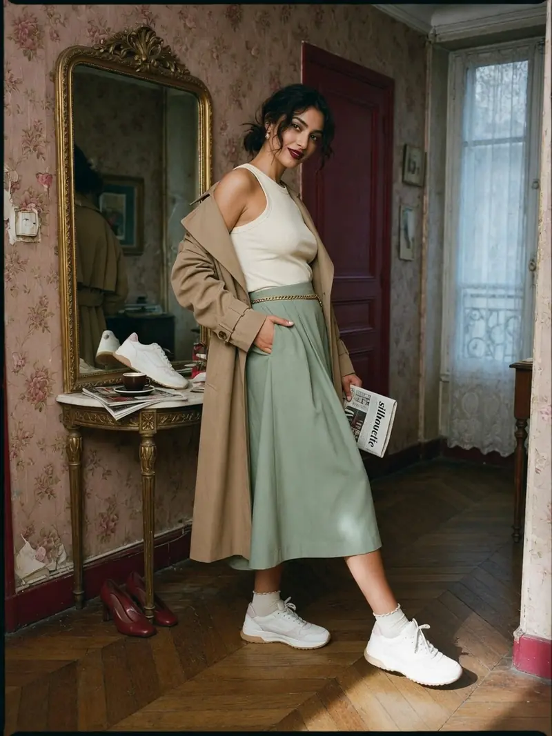 Comment porter des sneakers femme selon sa silhouette, pas la saison : look 22