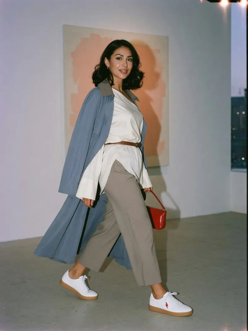 Comment porter des sneakers femme selon sa silhouette, pas la saison : look 8