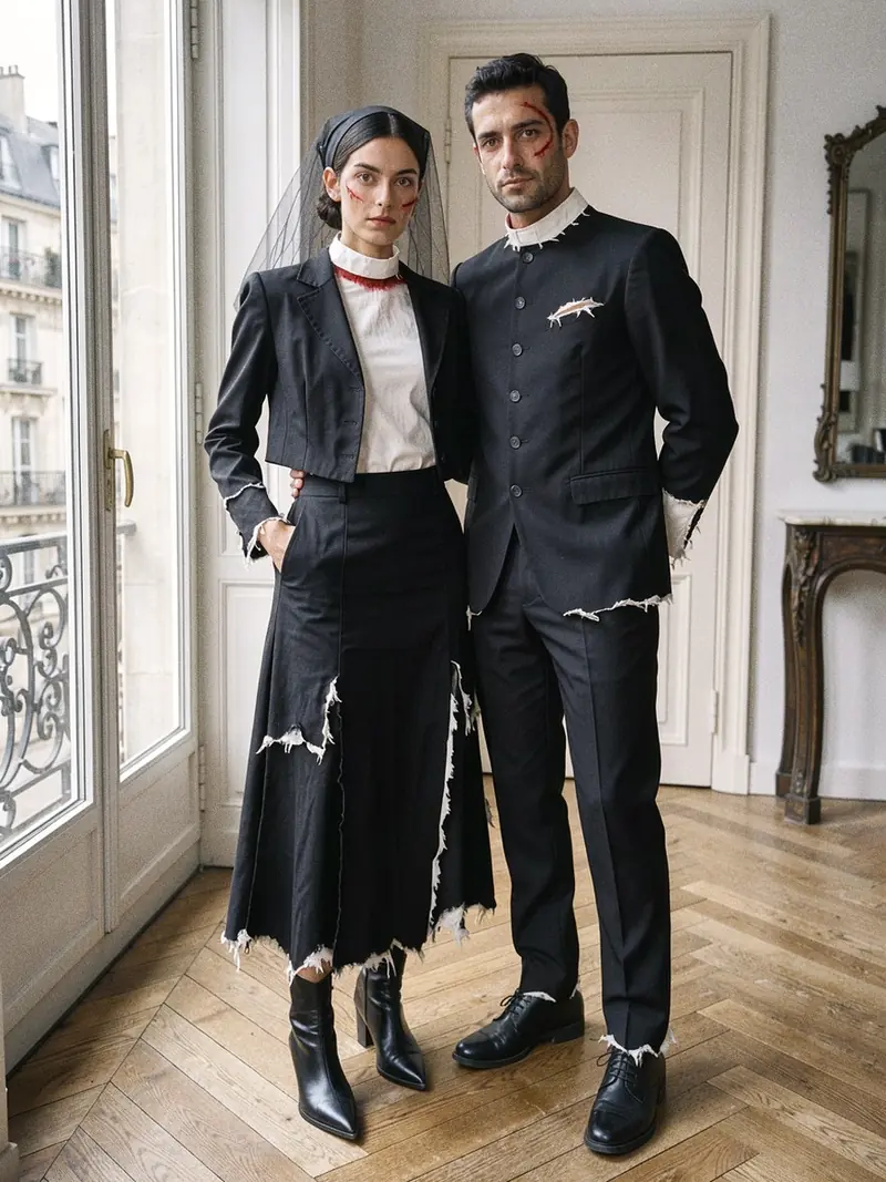Déguisement Halloween couple : la méthode pour l'habiller aussi bien que toi : la tenue complète