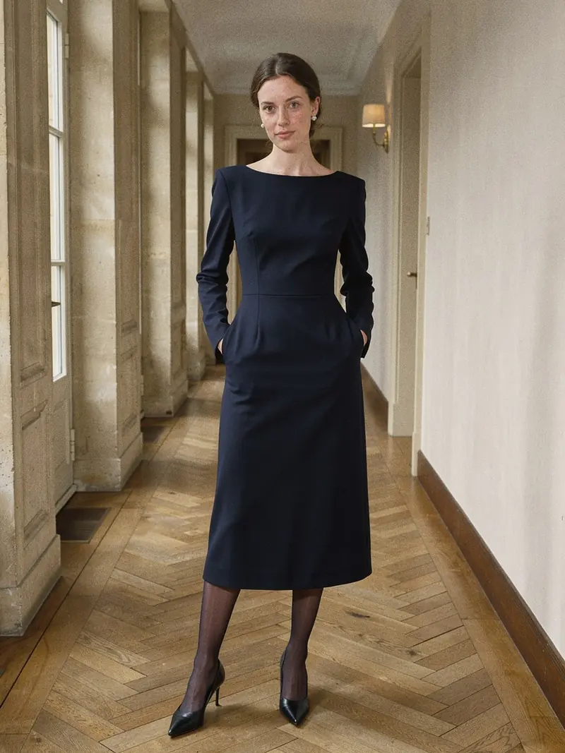 Illustration, mannequin fictif : la tenue complète