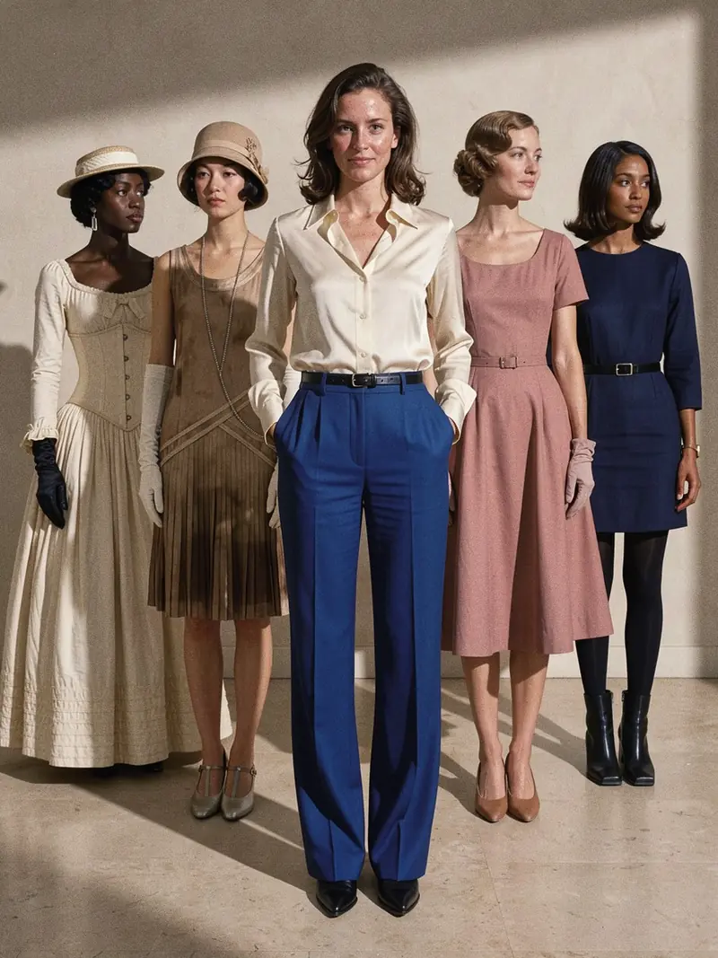 Illustration, mannequin fictif : la tenue complète