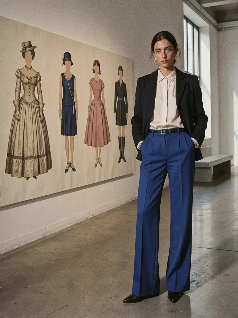 Illustration, mannequin fictif : une autre façon de la porter