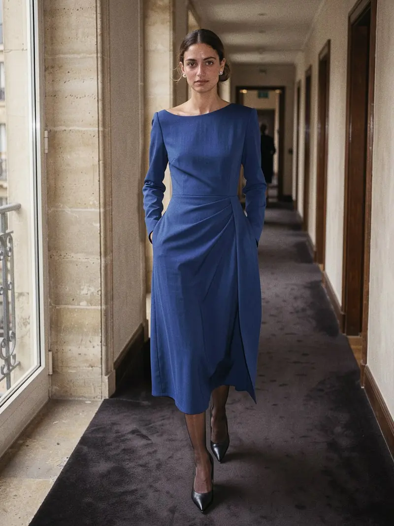 Illustration, mannequin fictif : la tenue complète
