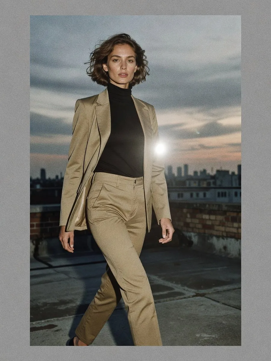 Jean kaki : Zara, Mango ou H&M, lequel choisir selon sa silhouette ? : look 4