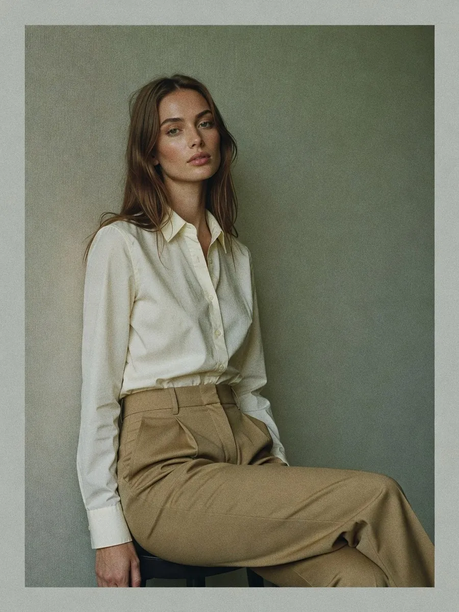 Jean kaki : Zara, Mango ou H&M, lequel choisir selon sa silhouette ? : look 5