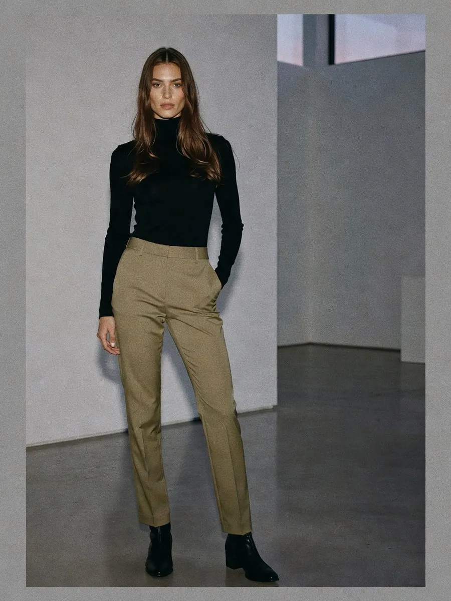 Jean kaki : Zara, Mango ou H&M, lequel choisir selon sa silhouette ? : look 8