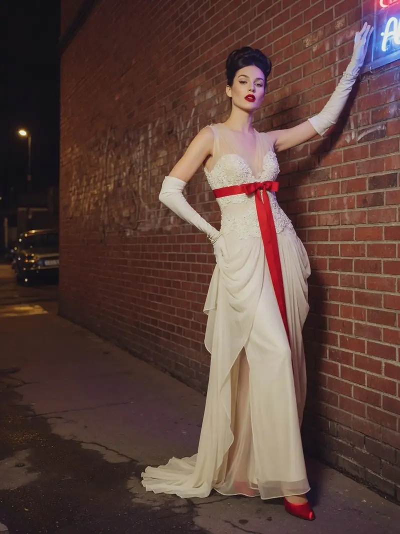 Jean Louis a inventé le naked dress dès 1962, avant les tapis rouges : look 11