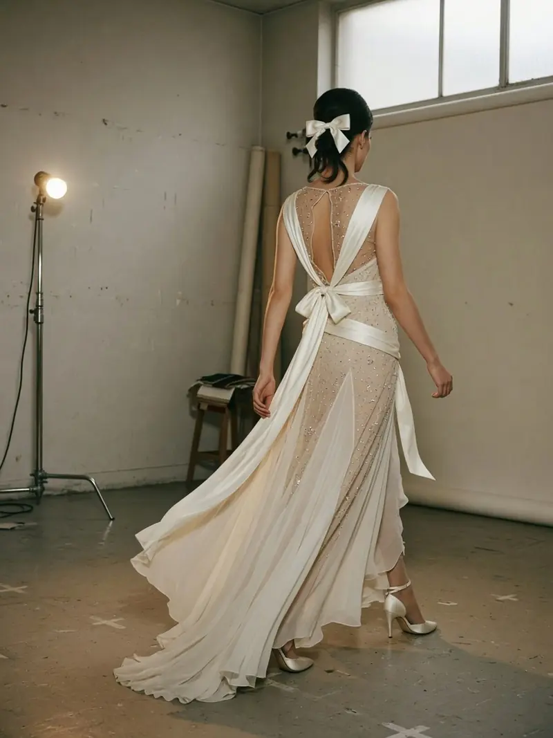 Jean Louis a inventé le naked dress dès 1962, avant les tapis rouges : look 13