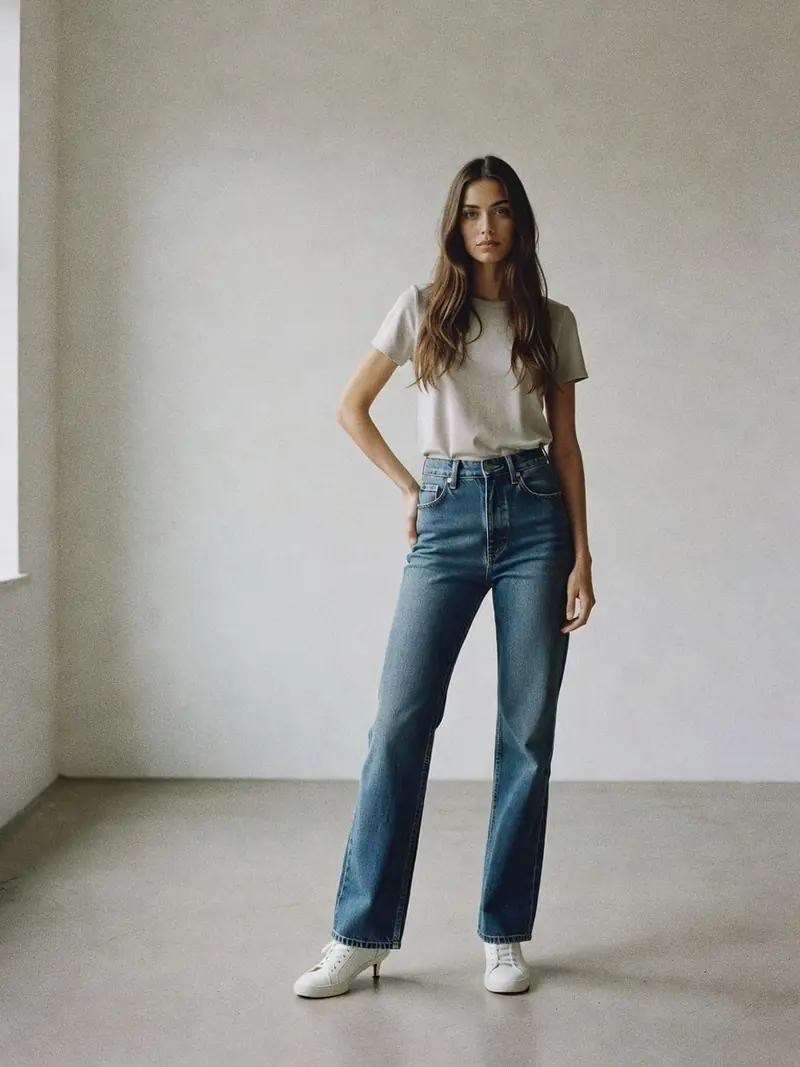 Le jean parfait n'est pas un mythe : 3 gestes pour le vérifier en cabine : look 1