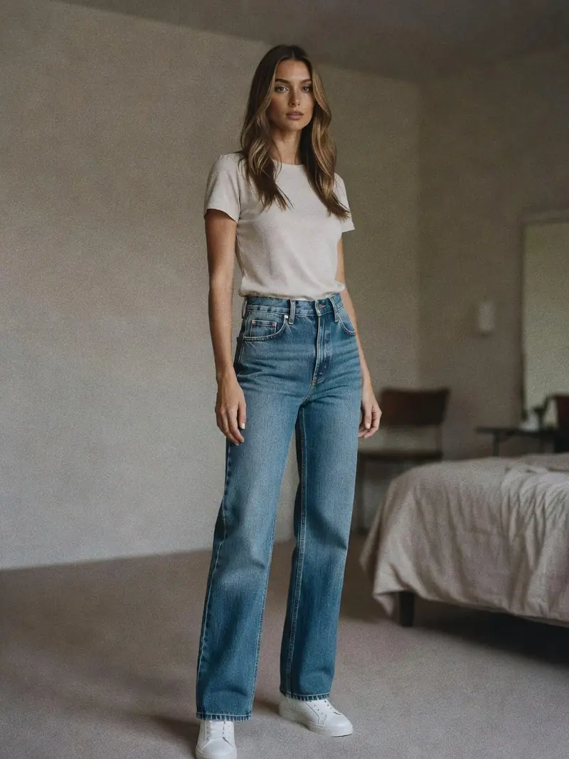 Le jean parfait n'est pas un mythe : 3 gestes pour le vérifier en cabine : look 2