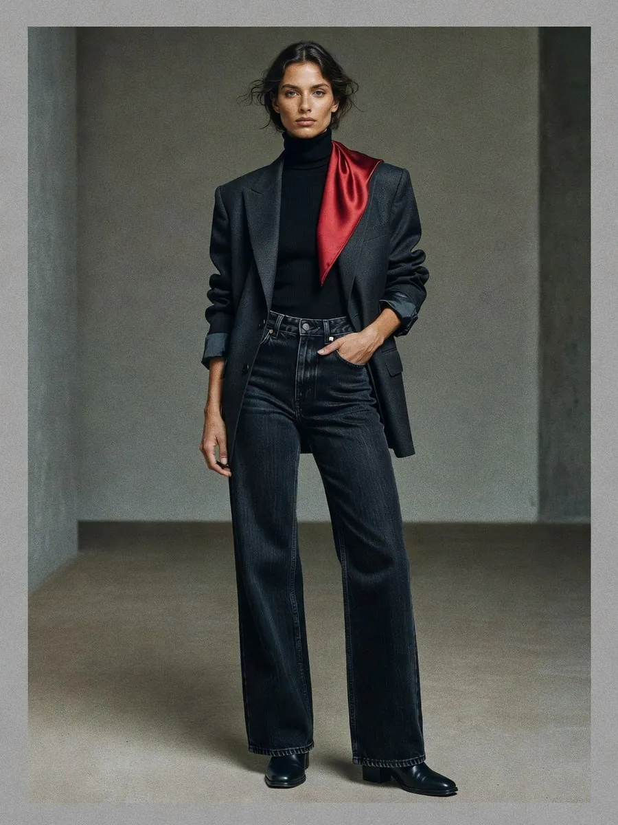 Jean automne-hiver 2026-2027 : le guide d'achat par enseigne et budget : look 1