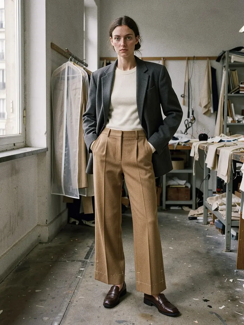 Illustration, mannequin fictif : la tenue complète