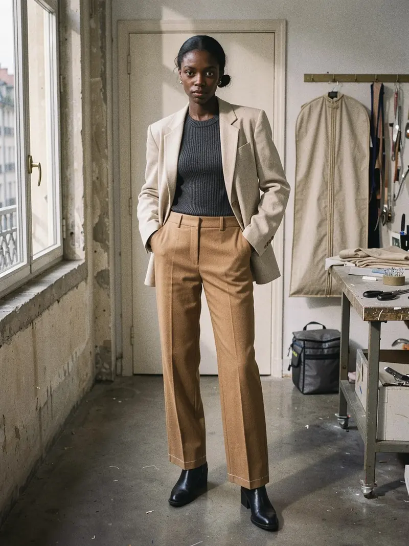 Illustration, mannequin fictif : une autre façon de la porter