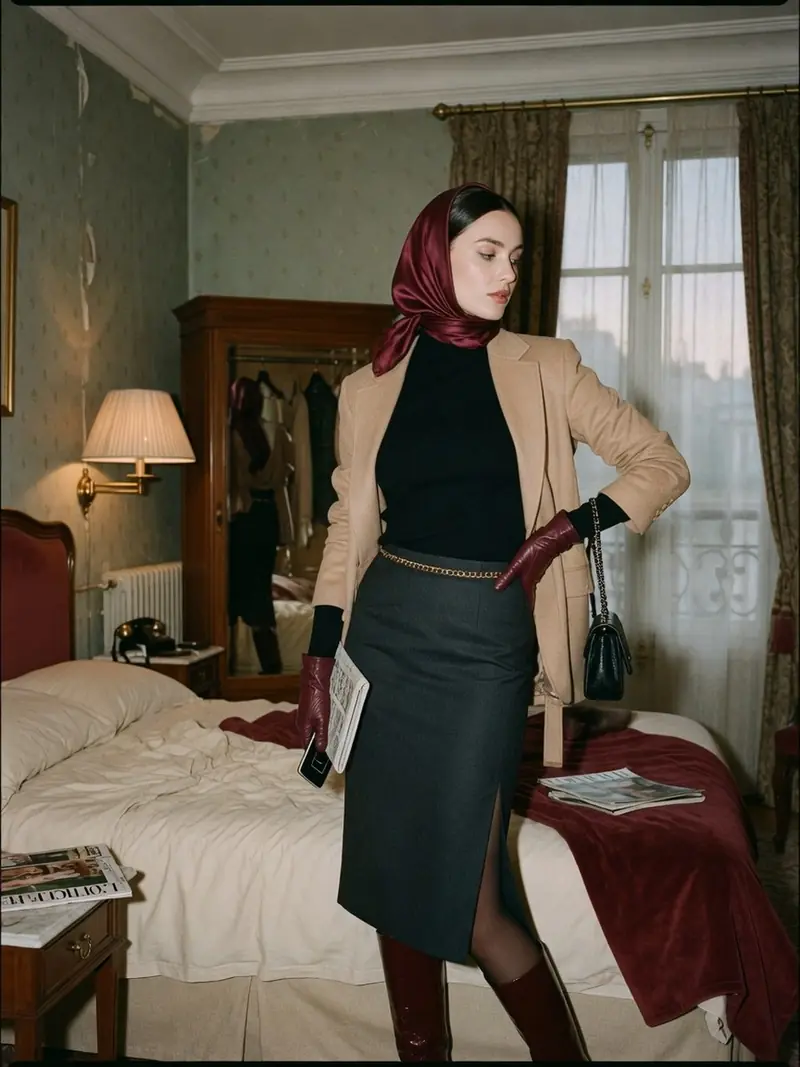 Jupe crayon : comment la porter vraiment, du métro au bureau : look 2