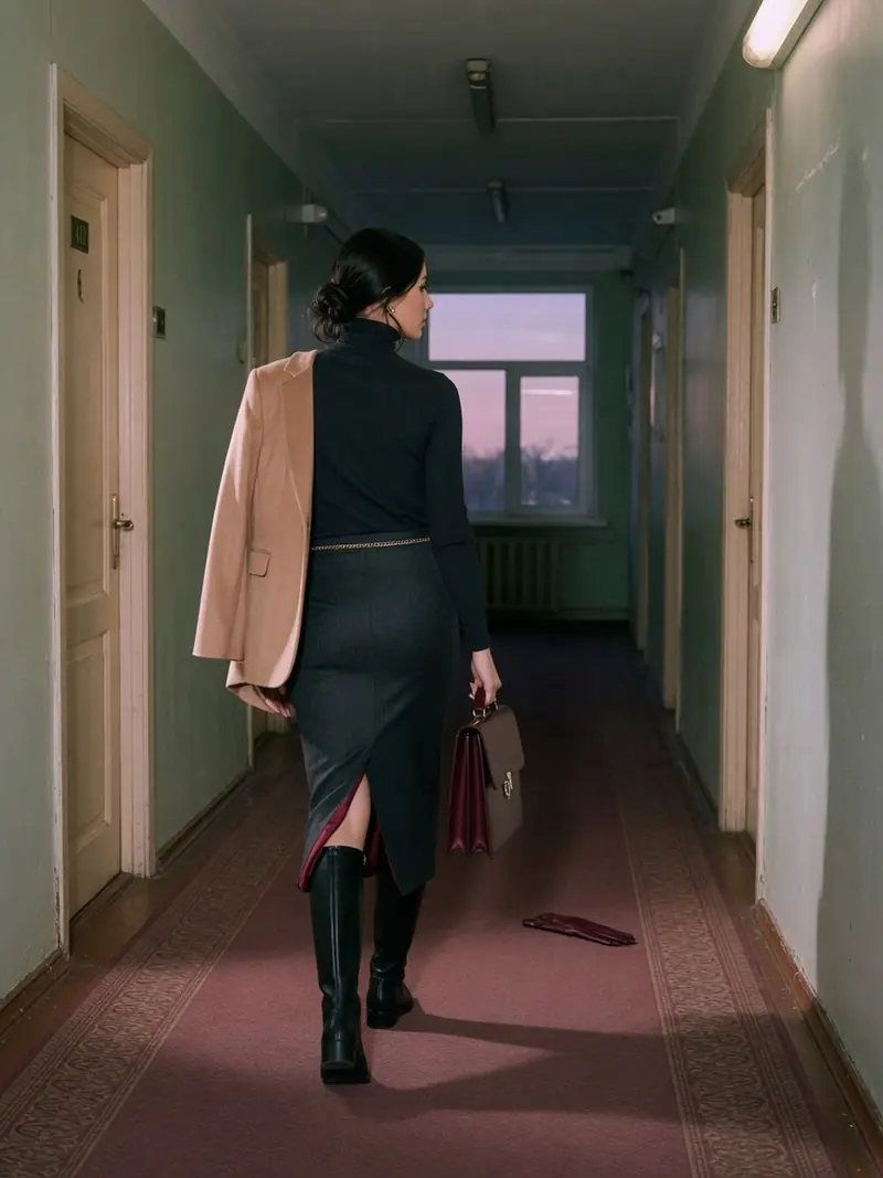 Jupe crayon : comment la porter vraiment, du métro au bureau : look 3