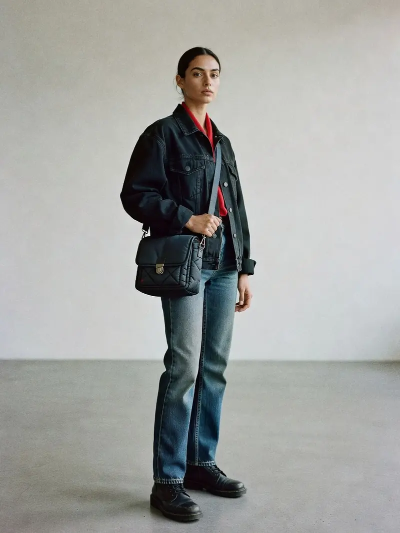 Kipling City Pack : comment le porter à 30 ans sans effet collégienne : look 1