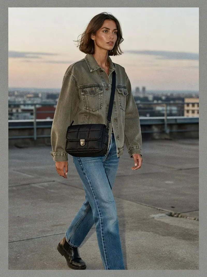 Kipling City Pack : comment le porter à 30 ans sans effet collégienne : look 4