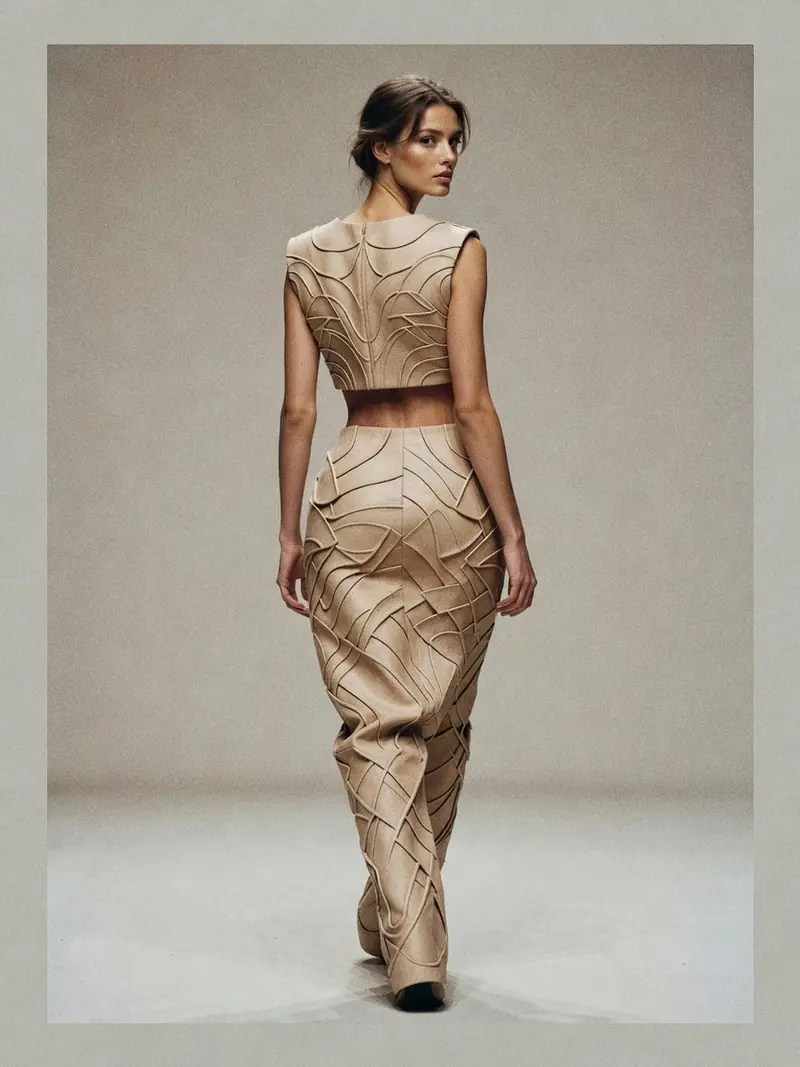Ce que la robe Mondrian d'Yves Saint Laurent et l'Armadillo de McQueen disent : look 13