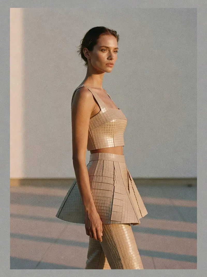 Ce que la robe Mondrian d'Yves Saint Laurent et l'Armadillo de McQueen disent : look 9
