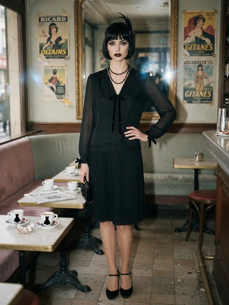 Petite robe noire, 100 ans : pourquoi la garder malgré la vague grise : look 18