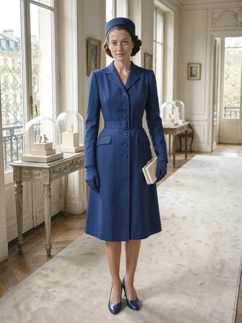 Illustration, mannequin fictif : la tenue complète