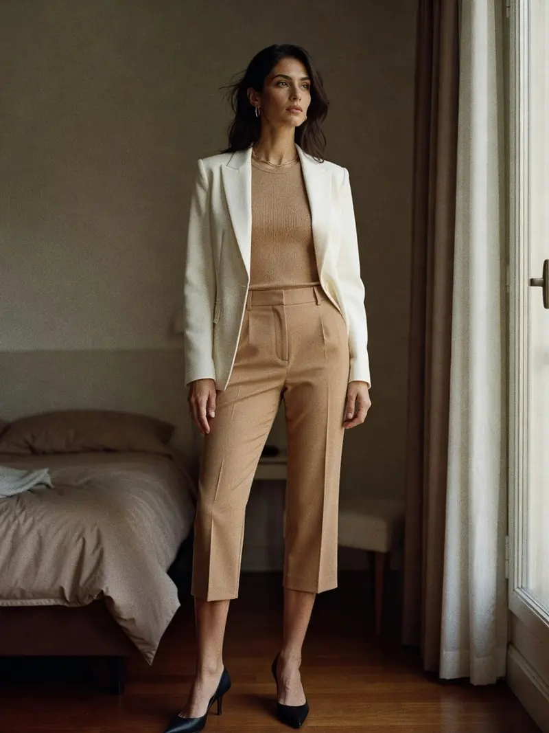 Short volumineux : comment l'adopter dès l'automne sans avoir froid : look 2