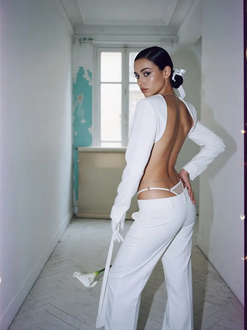 Le string apparent porte, look editorial 11 sur E.mistyle