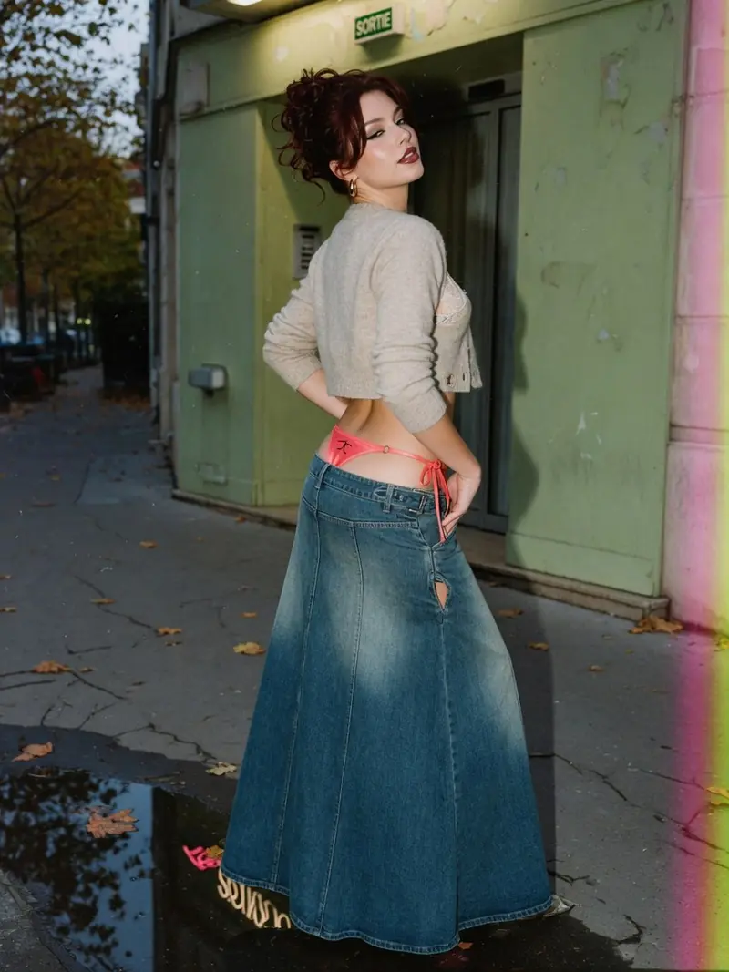 Le string apparent porte, look editorial 4 sur E.mistyle