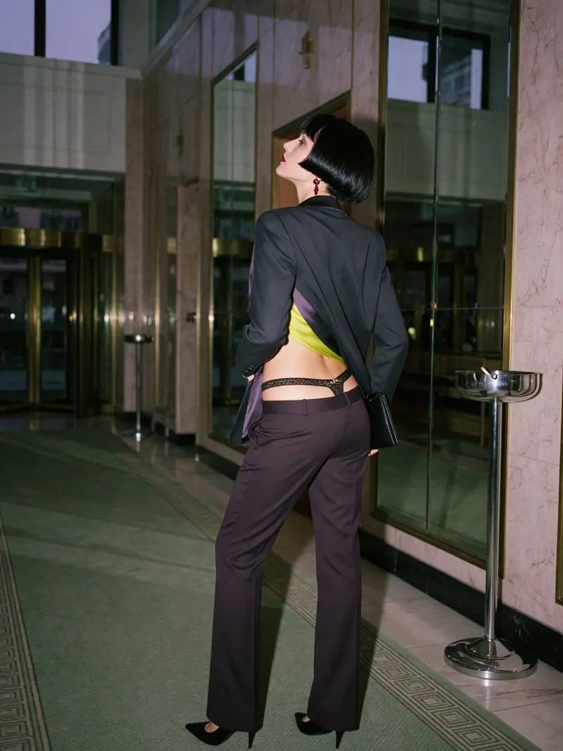 Le string apparent porte, look editorial 5 sur E.mistyle