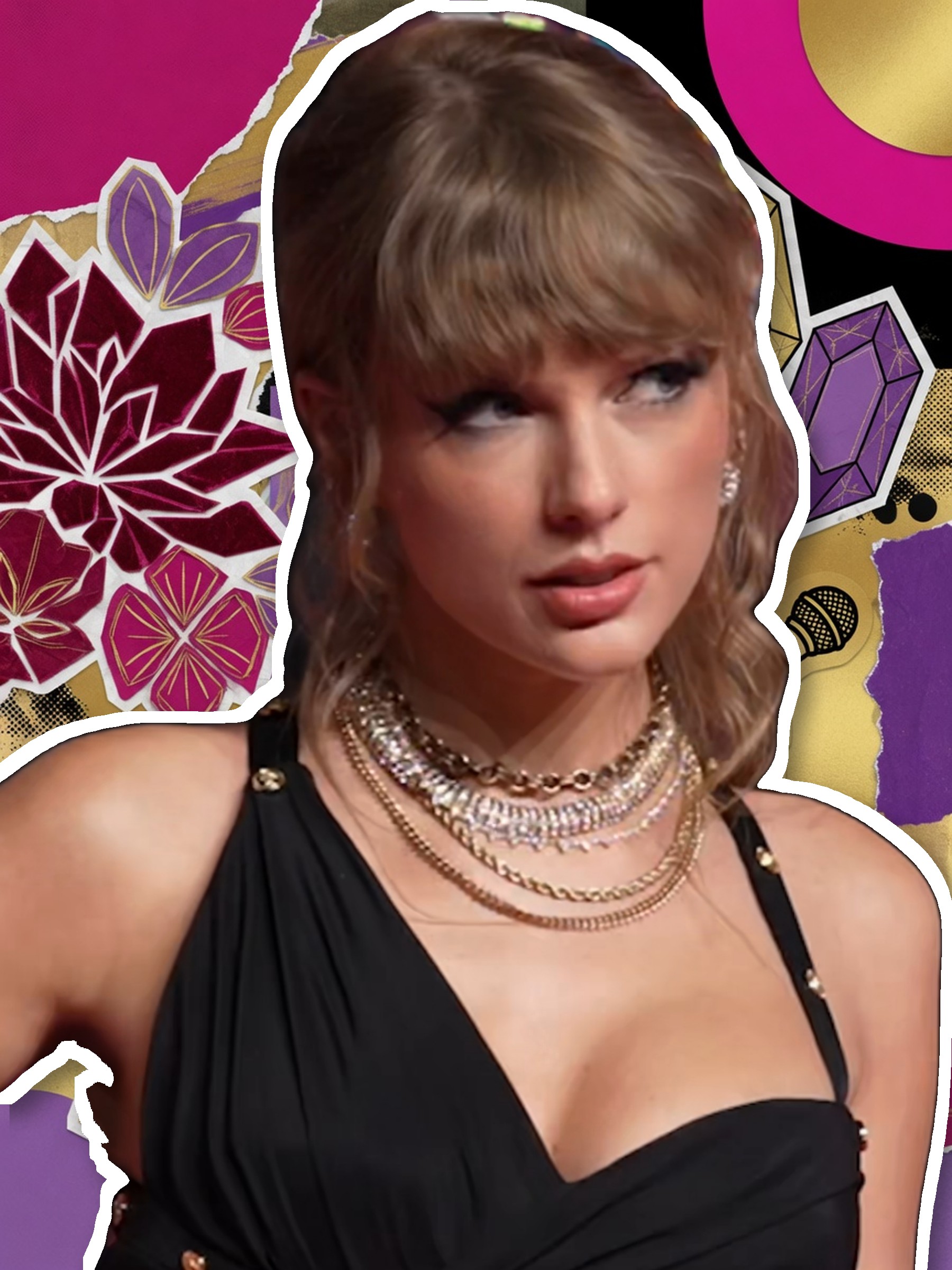 Portrait de Taylor Swift lors d'une apparition publique.